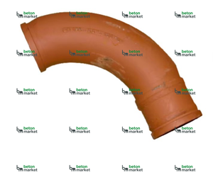 10119116 Codo DN 125 90 Grados con Extensión de 100 mm para Bomba de Hormigón SCHWING con Motor Diésel 100m³/h - Product Image 1