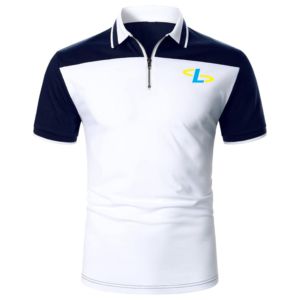Vente en gros de polo de golf par sublimation polos pour hommes coupe extensible polyester coton respirant grande taille - Product Image 5