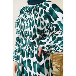 Vestido estampado arrugado Esmeralda - Product Image 4