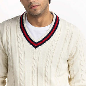 Hip Hop tricots chandails pour hommes à la mode mâle décontracté à la mode mâle lâche pull décontracté - Product Image 2