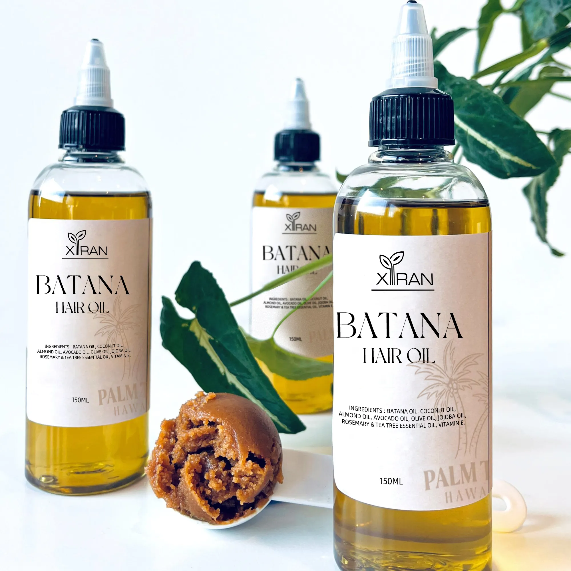 Private Label Batana Olie Set Pure Biologische Rauwe Batana Olie Voor Haargroei/Anti-Verlies Haargroei Batana Olie