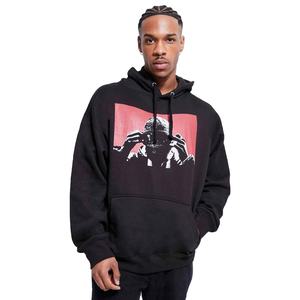 Sweat à capuche d'hiver pour hommes avec coupe confortable et motif solide sérigraphié en tissu polaire de coton à capuche pour hommes - Product Image 1