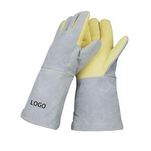Best Material Customized Logo <b>Welding</b> <b>Gloves</b> Hot Selling ODM Services Factory Made Hand and Arm Protection - Product Image 3