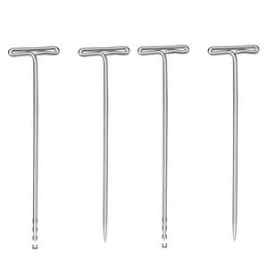 Accessoires pour extensions de cheveux, épingles en T pour la couture de perruques, 4 pièces - Product Image 1