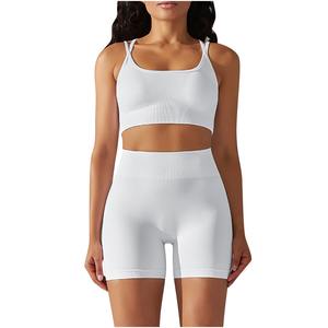 Conjunto de Yoga Deportivo sin Costuras para Mujer, Sujetador Deportivo Suave y Leggings Transpirables y Cómodos, Ropa Deportiva de Otoño para la Calle - Product Image 5