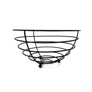 Canasta de Alambre Metálica para Frutas, Canasta de Drenaje para Frutas y Verduras, Canasta de Almacenamiento para Cocina - Product Image 4