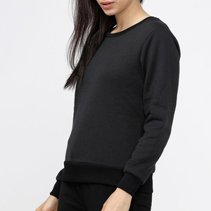 Sweat-shirt pull de haute qualité pour femmes vente en gros de chemises de survêtement légères personnalisées pour femmes quantité minimale de commande bas - Product Image 3