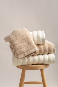 MS Home 100% Cotton Woven Face Washcloth & <b>Bath</b> <b>Towel</b> 6-Piece <b>Set</b> Antimicrobial Hypoallergenic Quick-Dry - Product Image 1