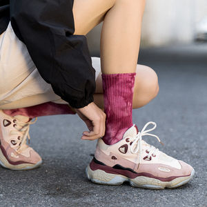 Nouvelle tendance de haute qualité Logo personnalisé marque hommes coton lavage à l'eau chaussettes colorées unisexe adulte sport lavage à l'eau chaussettes athlétiques - Product Image 4