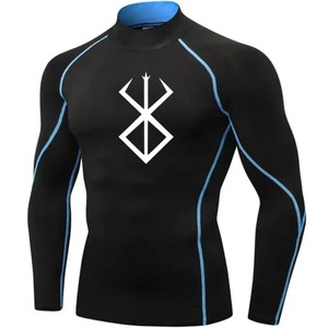 เสื้อออกกำลังกายแขนยาวแบบพรีเมี่ยม, เสื้อใส่วิ่งระบายอากาศได้ดีดีไซน์พิมพ์ลาย - Product Image 1