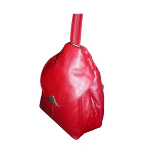 Bán chạy nhất màu đỏ da của phụ nữ ba lô Kích thước nhỏ gọn cho du lịch ngoài trời trực tuyến số lượng lớn Nhà cung cấp - Product Image 1