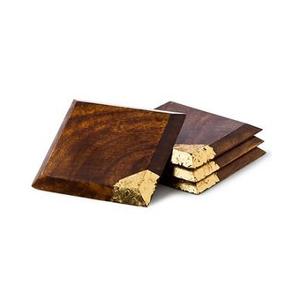 Venta caliente accesorios de cocina Posavasos de madera de alta calidad para bebidas Posavasos de madera de acacia natural Juego de 4 para la venta utensilios para hornear - Product Image 1