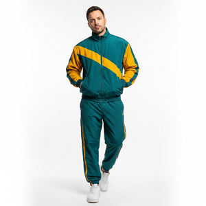 Conjunto Deportivo de Dos Piezas para Hombre, Chaqueta Deportiva con Cierre y Pantalones Ajustados, Transpirable, Estampado, Ropa Deportiva Informal, Talla XL, Venta al Por Mayor OEM - Product Image 6