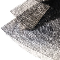 Moustiquaire de fenêtre noire au design moderne 150x150 en polyester, avec écran magnétique en fibre de verre, résistante aux insectes, facile à installer pour hôtels