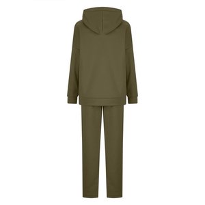 Sudadera con capucha y pantalones deportivos para hombre, conjunto de dos piezas, Sudadera con capucha y cuello redondo, equipo para correr con cordón, ropa deportiva estampada transpirable - Product Image 6