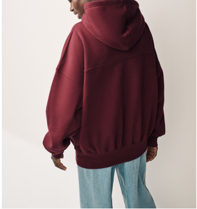 Sweat épaissi femmes décontracté solide à manches longues coupe ample hauts pull femme automne hiver sweats à capuche pour femmes - Product Image 2