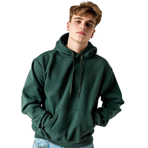 Sudaderas con capucha de algodón 100% para hombre, jersey para correr de estilo callejero, forro polar de invierno cálido bordado para correr, deportes, Hoodi Basics holgados - Product Image 6