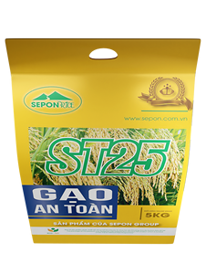 ข้าวขาวเมล็ดยาวพรีเมียม ST25 ยี่ห้อ Manufacturer บรรจุถุง 5 กก. ได้รับการรับรองความปลอดภัย SEPOn จากเวียดนาม ขายส่ง B2B อายุการเก็บรักษา 1 ปี รับผลิตแบบ OEM - Product Image 6
