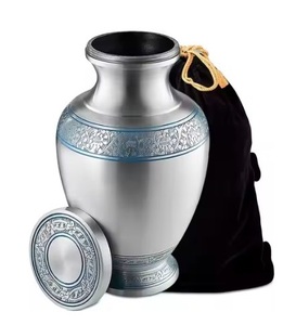 Venta al por mayor de urnas de cremación de metal elegante, almacenamiento de cenizas duradero para funerarias y ceremonias conmemorativas - Product Image 4