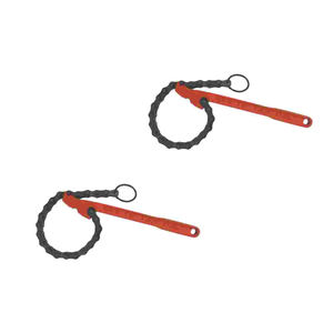 Clé à chaîne en alliage d'aluminium à usage intensif personnalisable OEM Outils réglables pour filtre à huile de moteur de voiture Vente personnalisable de qualité bricolage - Product Image 1