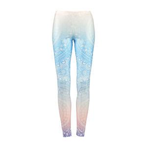 Leggings sans couture confortables pour femmes professionnelles pour vêtements de yoga d'été Design personnalisé avec impression par sublimation - Product Image 4