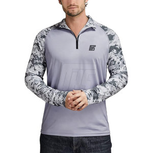 เสื้อแจ็คเก็ตผู้ชายแบบซิป 1/4  ระบายเหงื่อเร็ว สำหรับวิ่ง ฟิตเนส และการฝึกซ้อม - Product Image 4