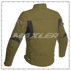 Chaqueta de Motocicleta Corta de Talla Grande con Certificación CE, Impermeable, Transpirable, para Todas las Estaciones, con Textil Reflectante para Motociclismo - Product Image 2