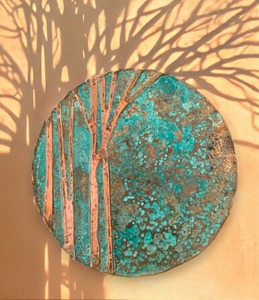 การตกแต่งงานศิลปะบนผนังโลหะร่วมสมัยประติมากรรมเหล็กทำด้วยมือมีสไตล์สำหรับห้องนั่งเล่นห้องนอนสำนักงาน - Product Image 1