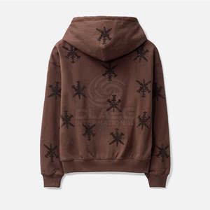 Sudaderas con capucha con diamantes de imitación de color personalizado precio bajo sudaderas con diamantes de imitación precio al por mayor nueva llegada sudaderas con capucha con diamantes de imitación - Product Image 2