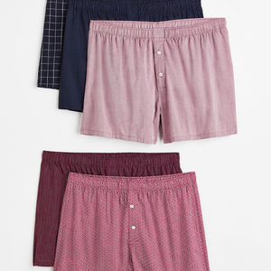 Calzoncillos elásticos de algodón sólido clásico de alta calidad para hombre, calzoncillos cortos, bolsa abierta con mosca, ropa interior para hombre - Product Image 5