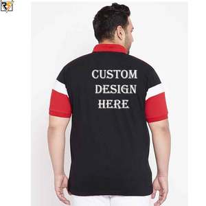 Polos de lujo para hombre, ropa de alta calidad, camisetas con logotipo bordado personalizado, camisetas de manga corta de algodón 300GSM - Product Image 5