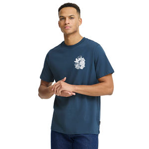Haute qualité personnalisé hommes 100% coton imprimé T-Shirt Style col rond t-shirt longueur impression numérique - Product Image 1