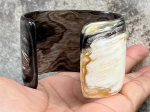 Buffalo Horn Natural Bangles <b>Bracelet</b> Crafting Buffalo Horn Hand Jewelry - Product Image 5