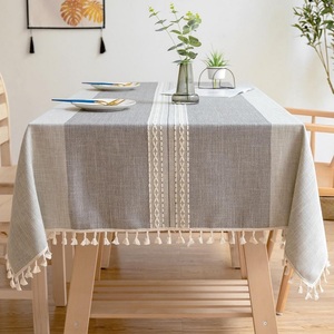 Nappe de banquet carrée de luxe en coton imperméable, couleur personnalisée, lavable, pour l'intérieur et l'extérieur - Product Image 5