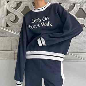 สเวตเชิ้ตขนแกะเทอร์รี่สเวตเชิ้ตลายทางมีปกพิมพ์ลาย - Product Image 6