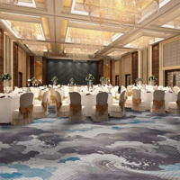 Tapis de sol personnalisé haut de gamme pour villa, tapis jacquard tissé doux au toucher, grand tapis de salon pour hall d'entrée