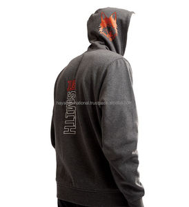 Sudaderas con Capucha para Hombre, Nuevas, Personalizadas, de Invierno, Estilo Urbano, Impresas, de Mezcla de Poliéster y Algodón, Resistentes al Viento, Transpirables, Color Gris, Gran Venta - Product Image 6