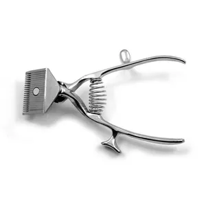 Classificque strumento di taglio di capelli per animali domestici macchina tagliacapelli manuale Trimmer raro acciaio inossidabile veterinario antico