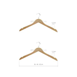 Gantungan kayu disesuaikan gantungan kemasan untuk gantungan baju perusahaan Suntex warna profesional tim alami Vietnam produsen
