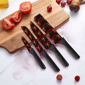 Vente en gros de couteaux de chef en céramique avec manche en plastique, design ambidextre personnalisé, durable, livraison rapide - Product Image 1