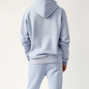 Survêtement unisexe de haute qualité pour l'hiver, streetwear, respirant, léger, en coton, sweat-shirts, vêtements de sport, molleton uni - Product Image 4