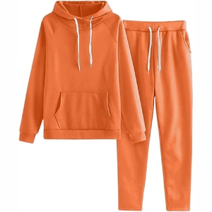 Nouveau 2025 Survêtement à capuche pour femme 100% coton de qualité supérieure Taille et couleur personnalisées - Product Image 1