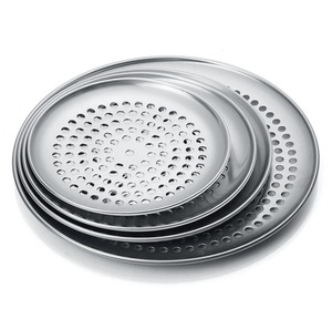Wholesale Heavy-Duty Perforated Round Aluminum <strong>Tray</strong> Multiple <strong>Sizes</strong> Bakeware Cake Pan Pizza <strong>Baking</strong> <strong>Tray</strong> <strong>Commercial</strong> Restaurants - Product Image 6