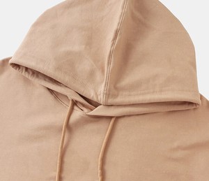 Sudaderas con capucha de algodón 100% de alta calidad para hombre, ropa informal personalizada con estampado 3D de color sólido, forro polar de invierno de talla grande con etiqueta personalizada - Product Image 3