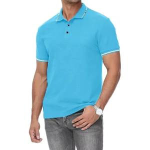 Nouveau Polo à Manches Courtes pour Homme, T-Shirt Oversize Contrasté pour Homme, T-Shirt Respirant, Léger, Streetwear, Hauts de Sport - Product Image 2