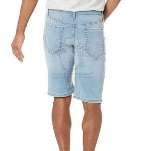Hot Sale Custom Made Denim Jeans <b>Shorts</b> Summer Casual Breathable Lightweight Men's <b>Shorts</b> with <b>Zippers</b> - Product Image 2