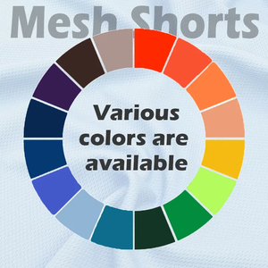 Shorts en maille de couleur unie personnalisés avec logo, vêtements de sport légers pour hommes et femmes, disponibles en plusieurs couleurs - Product Image 3