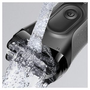 Afeitadora Eléctrica Inalámbrica Recargable, Recortadora de Barba Negra de Precisión con 5 Peines, Doble Cuchilla, Impermeable IPX7 para Cuerpo y Autocaravanas - Product Image 2