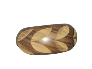 Anneau de serviette décoratif artisanal en bois à motif floral, accessoire de table pour la table à manger, les mariages, les hôtels et les restaurants - Product Image 2