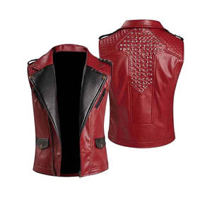 Haute Qualité Personnalisé Hommes Gilet En Cuir Logo Impression En Gros Dernière Conception Hiver Top Remplissage Poche Décoration Usage Extérieur - Product Image 6